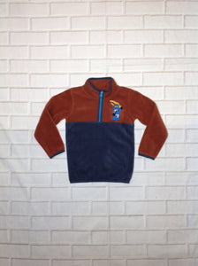 Carters GRAY & BROWN lego Top