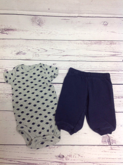 Carters GRAY & NAVY 2 PC Outfit