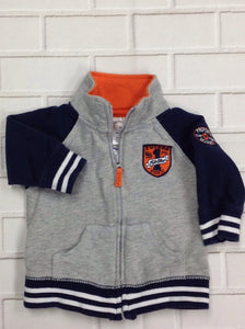 Carters GRAY & NAVY Top
