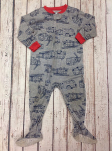 Carters GRAY & RED Sleepwear