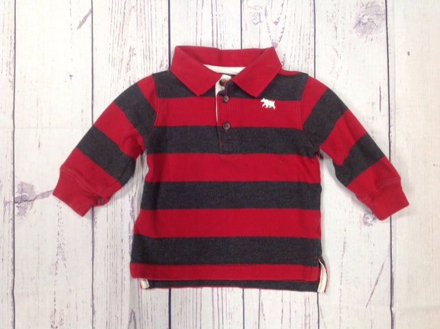 Carters GRAY & RED Top