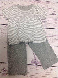 Carters GRAY & WHITE 2 PC Outfit