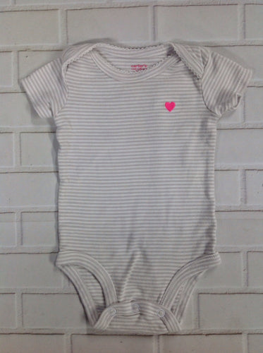 Carters GRAY & WHITE Onesie