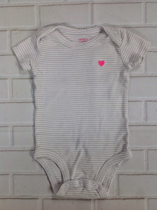 Carters GRAY & WHITE Onesie