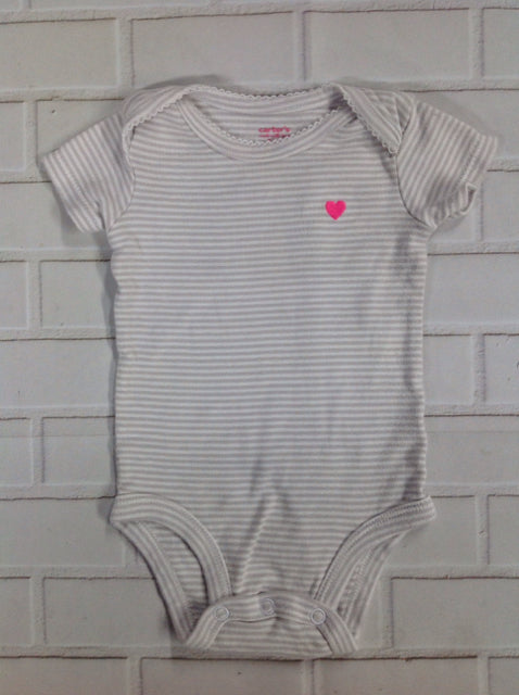 Carters GRAY & WHITE Onesie