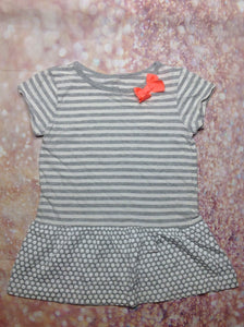 Carters GRAY & WHITE Top