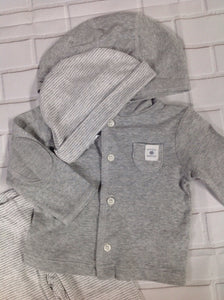 Carters GRAY PRINT 2 PC Outfit