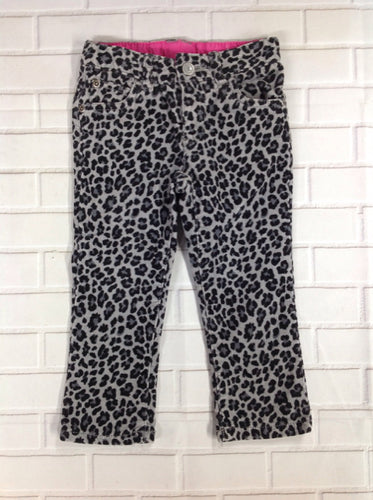 Carters GRAY PRINT Leopard Pants