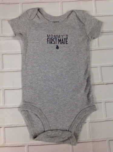 Carters GRAY PRINT Onesie