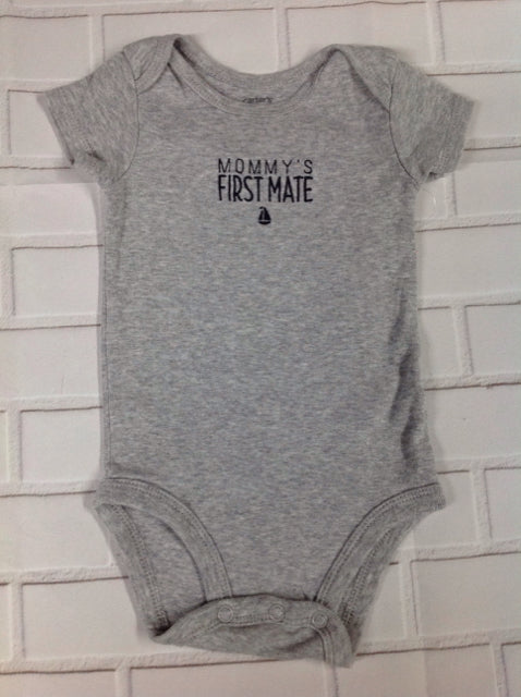Carters GRAY PRINT Onesie