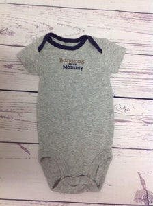 Carters GRAY PRINT Onesie