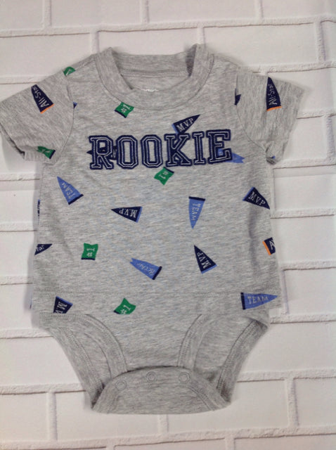 Carters GRAY PRINT Top