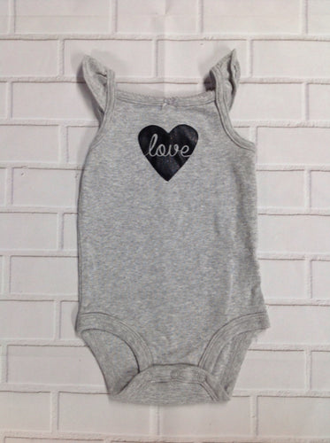 Carters GRAY PRINT Top