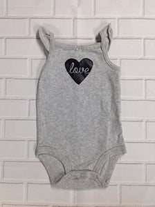 Carters GRAY PRINT Top