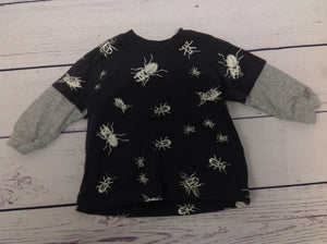 Carters GRAY PRINT Top