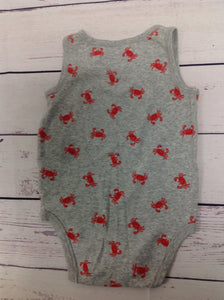 Carters GRAY PRINT Top