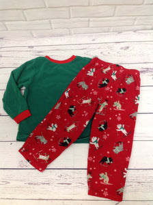 Carters GREEN & RED Christmas Sleepwear