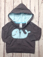 Carters Gray & Baby Blue Top