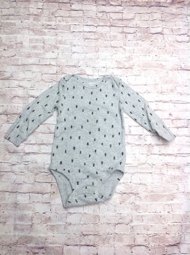 Carters Gray & Black Top