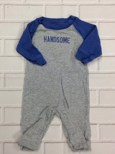 Carters Gray & Blue One Piece