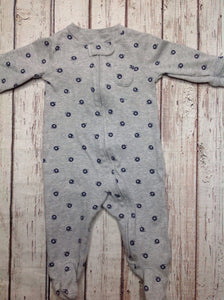 Carters Gray & Blue One Piece