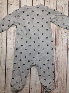Carters Gray & Blue One Piece