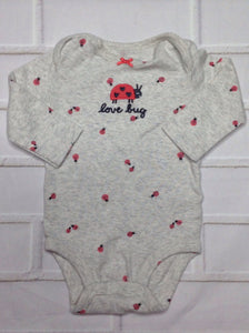 Carters Gray & Pink 3 PC Outfit