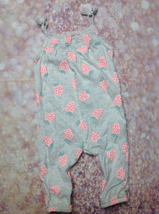 Carters Gray & Pink One Piece