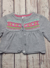 Carters Gray & Pink Sweater