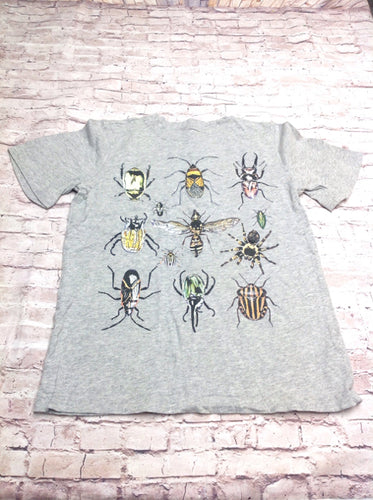 Carters Gray Bugs Top