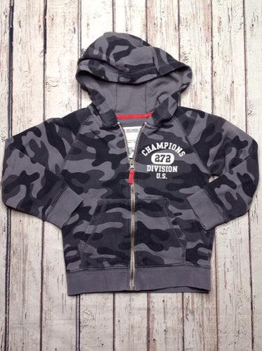 Carters Gray Camouflage Top