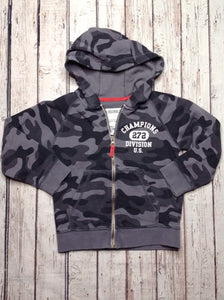 Carters Gray Camouflage Top