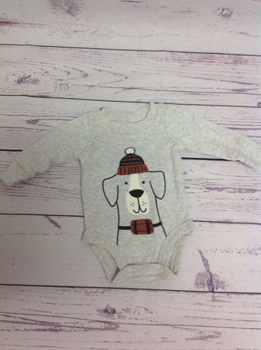 Carters Gray DOG Top