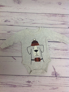 Carters Gray DOG Top