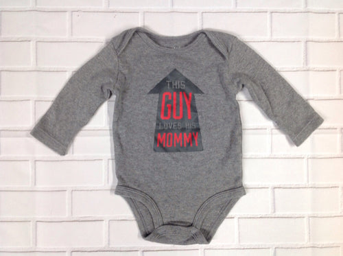 Carters Gray Onesie