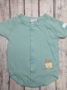 Baby Boy Clothes New Vintage Carter's 6-9 Month Blue Striped Frog