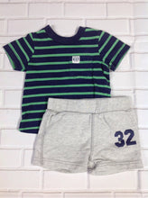 Carters Green & Blue 2 PC Outfit