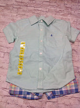 Carters Green & Blue 2 PC Outfit