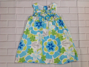 Carters Green & Blue Dress