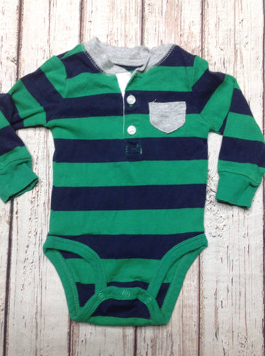 Carters Green & Blue Top