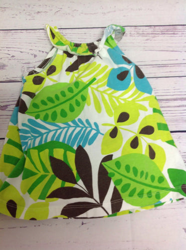 Carters Green & Brown Dress