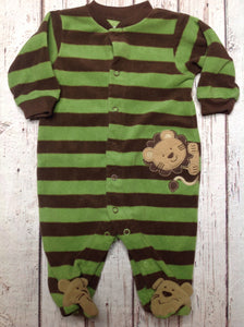 Carters Green & Brown One Piece