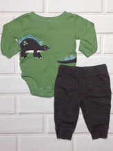 Carters Green & Gray 2 PC Outfit
