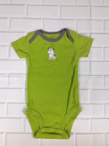 Carters Green & Gray Onesie