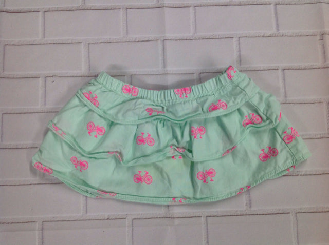 Carters Green & Pink Skirt