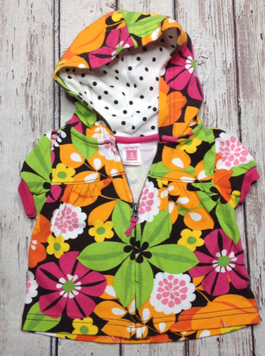 Carters Green & Pink Top