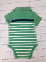 Carters Green & White Top