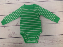 Carters Green & White Top