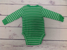 Carters Green & White Top