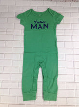 Carters Green Print One Piece